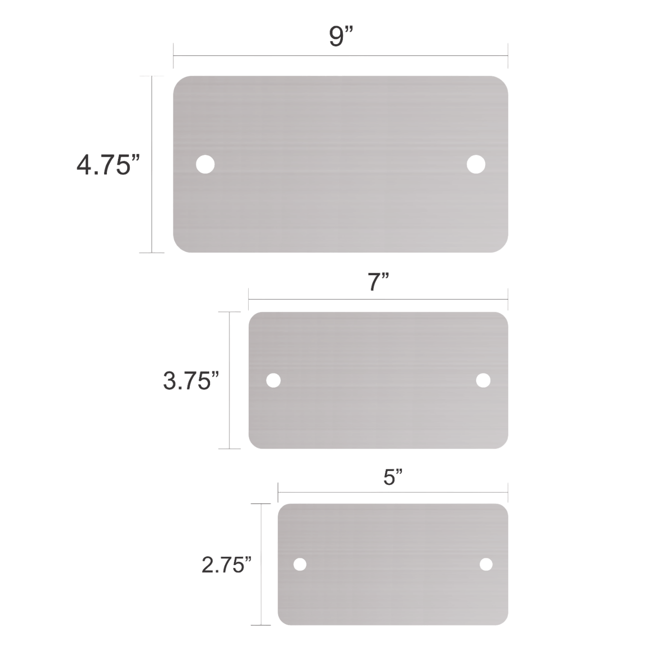 Custom Stainless Steel Tribute Plate - Laser Traditions Engraving & Gift