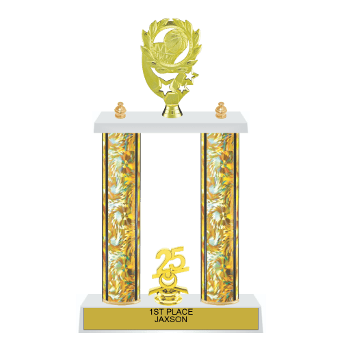 BIG PLATE Two Column Trophy - Laser Traditions Engraving & Gift