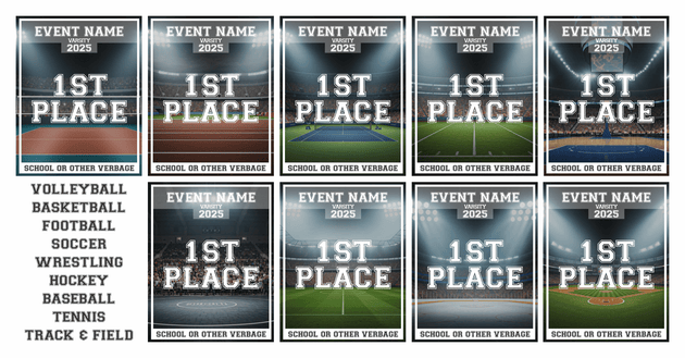 All - Star Sports Award Plaques for Teams and Athletes - Laser Traditions Engraving & Gift
