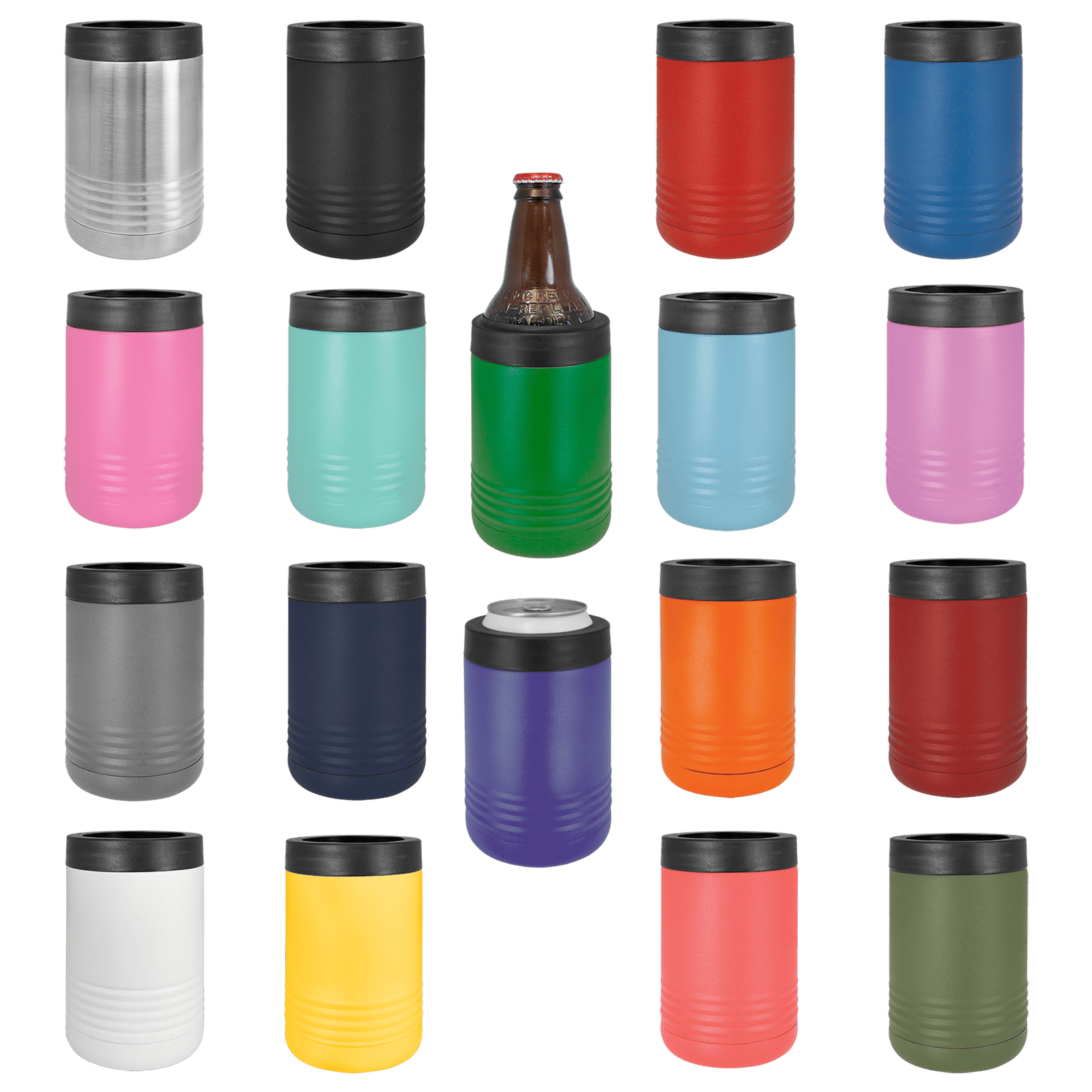 Custom Polar Camel Beverage Holder Stainless Steel Can Cooler - Laser Traditions Engraving & Gift
