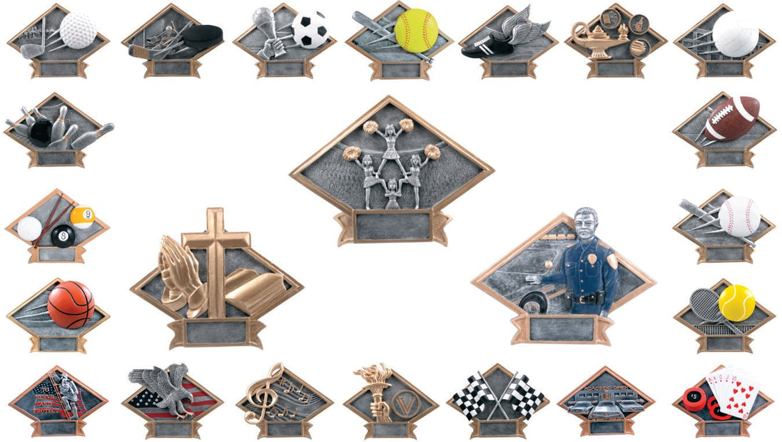 Diamond Resin Awards with Custom Engraving - Laser Traditions Engraving & Gift