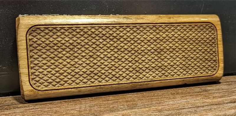 checkering and stippling custom gun engraving wisconsin stock