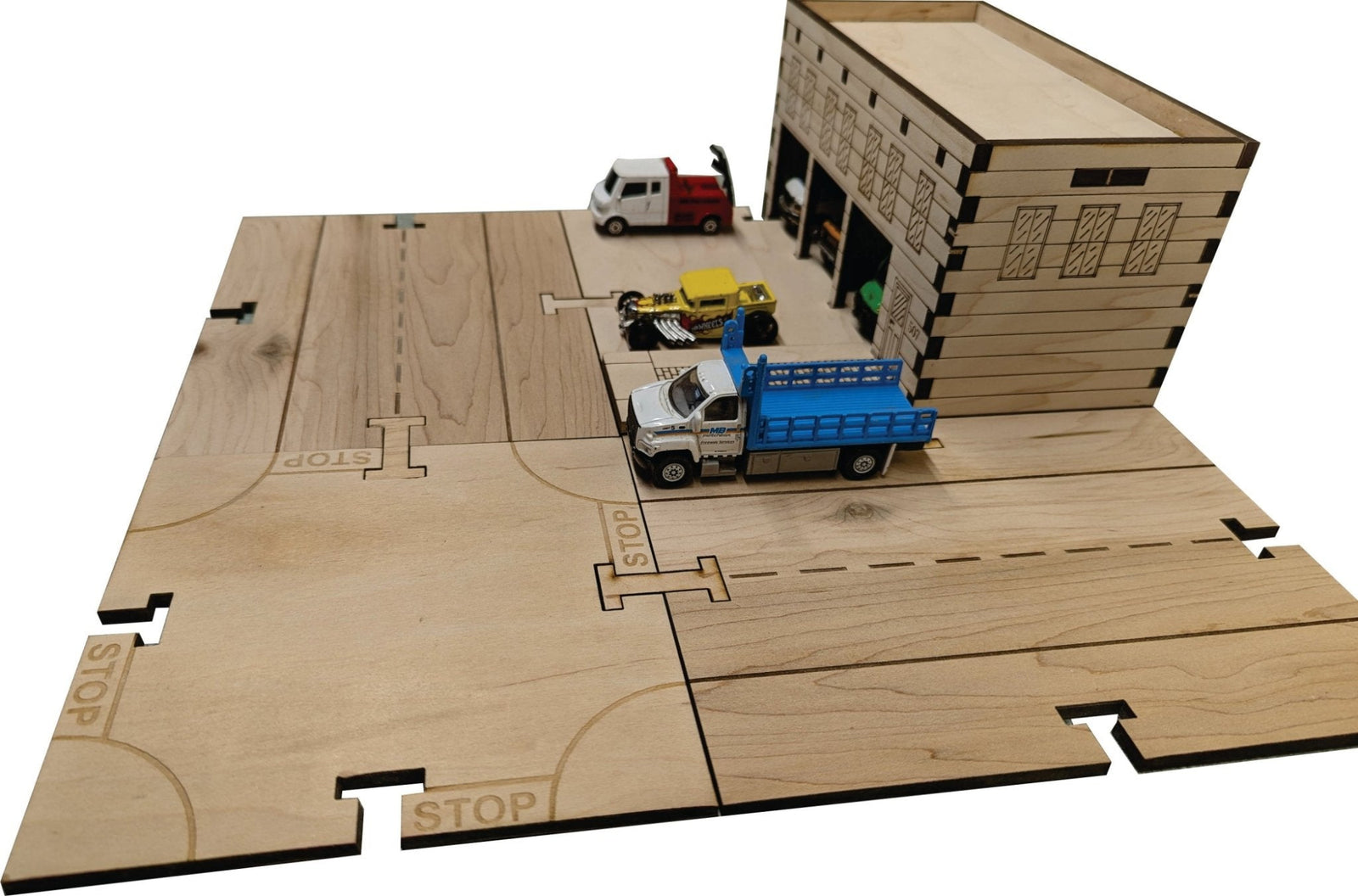 House DIY Matchbox Hot Wheels Toy - My Car City Building Sets - Laser Traditions Engraving & Gift