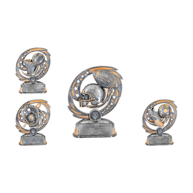 Hurricane Resin Awards with Custom Engraving - Laser Traditions Engraving & Gift