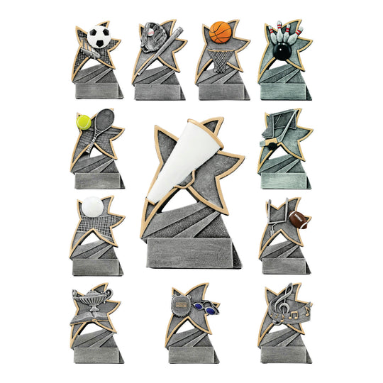 Jazz Star Resin Award with Custom Engraving - Laser Traditions Engraving & Gift