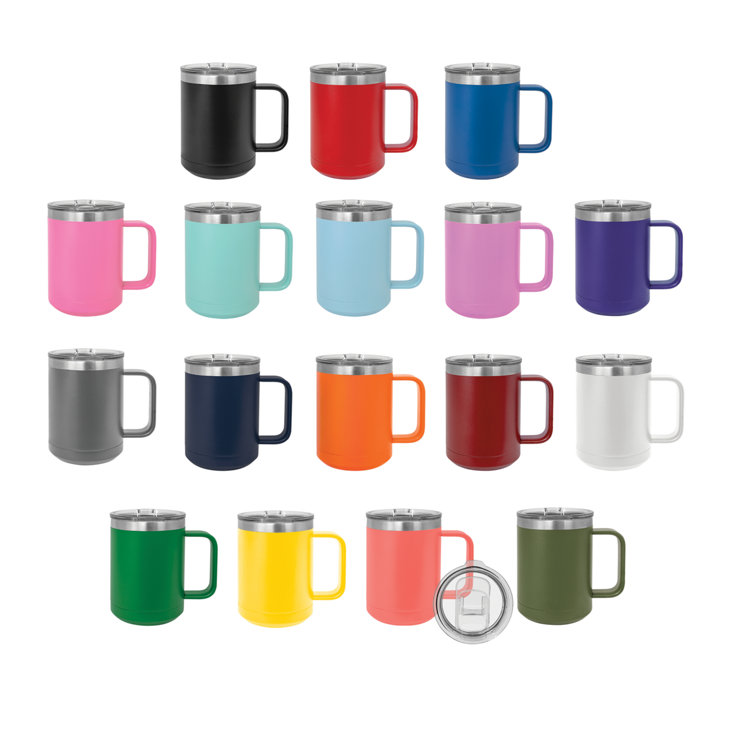 Polar Camel 15 oz. Vacuum Insulated Mug with Slider Lid