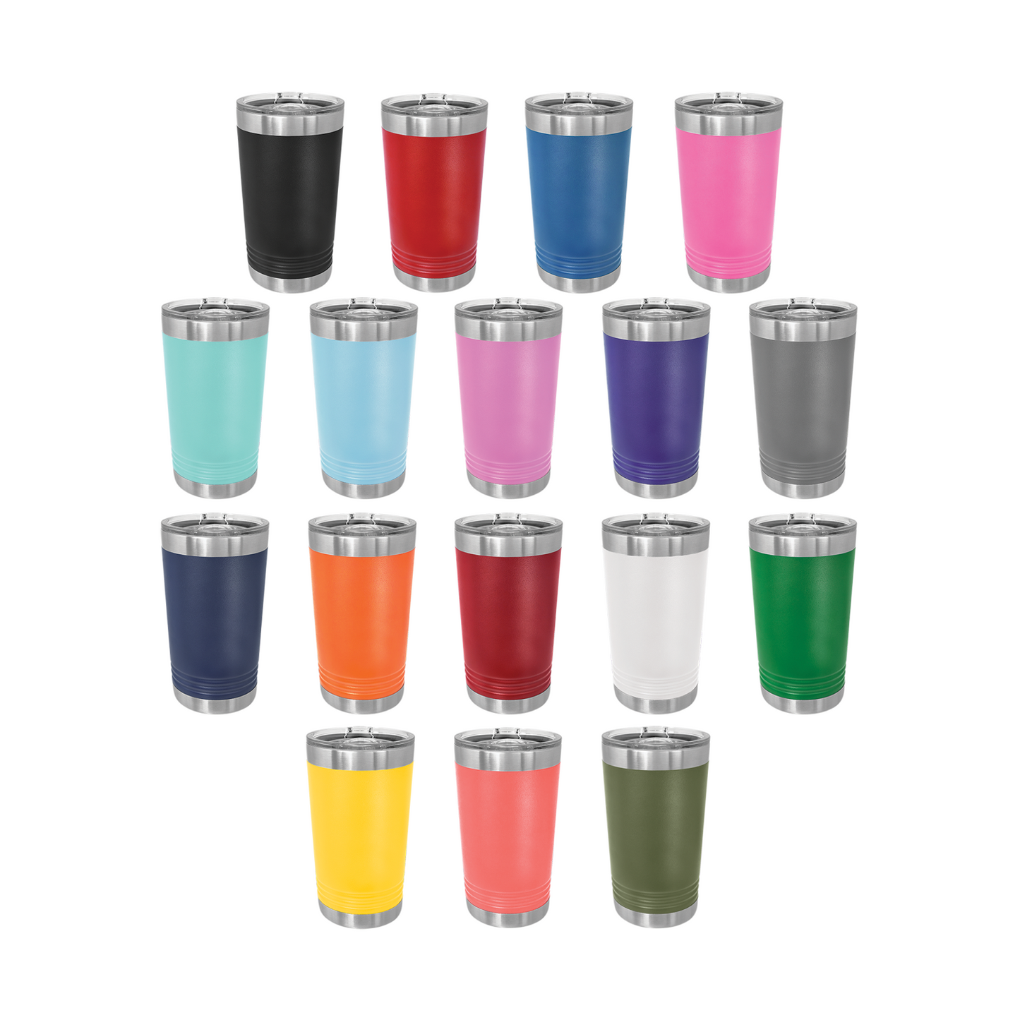 Polar Camel 16 oz. Pint with Slider Lid