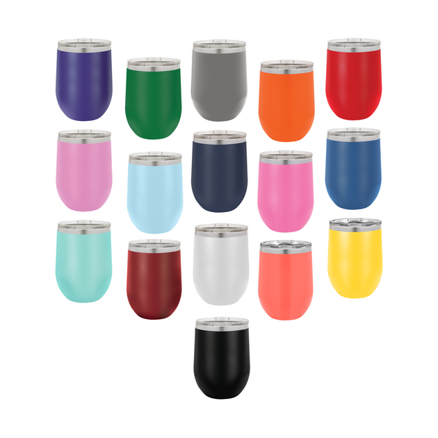 polar camel wine tumbler collage