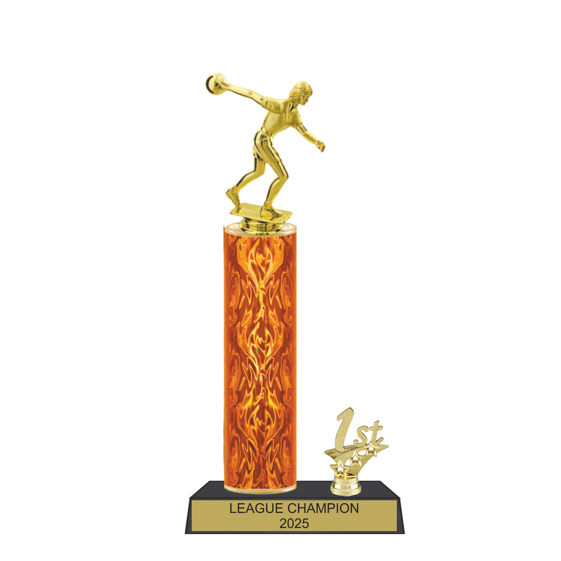 Custom Single Column Trophies with Trim and Engraving - Laser Traditions Engraving & Gift
