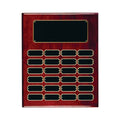 24 Plate Perpetual Plaque with Custom Engraving and Gloss Finish - Laser Traditions Engraving & Gift