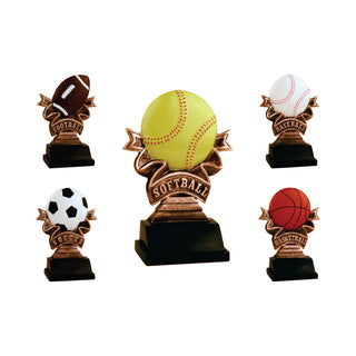Ribbon Resin Awards with Custom Engraving - Laser Traditions Engraving & Gift