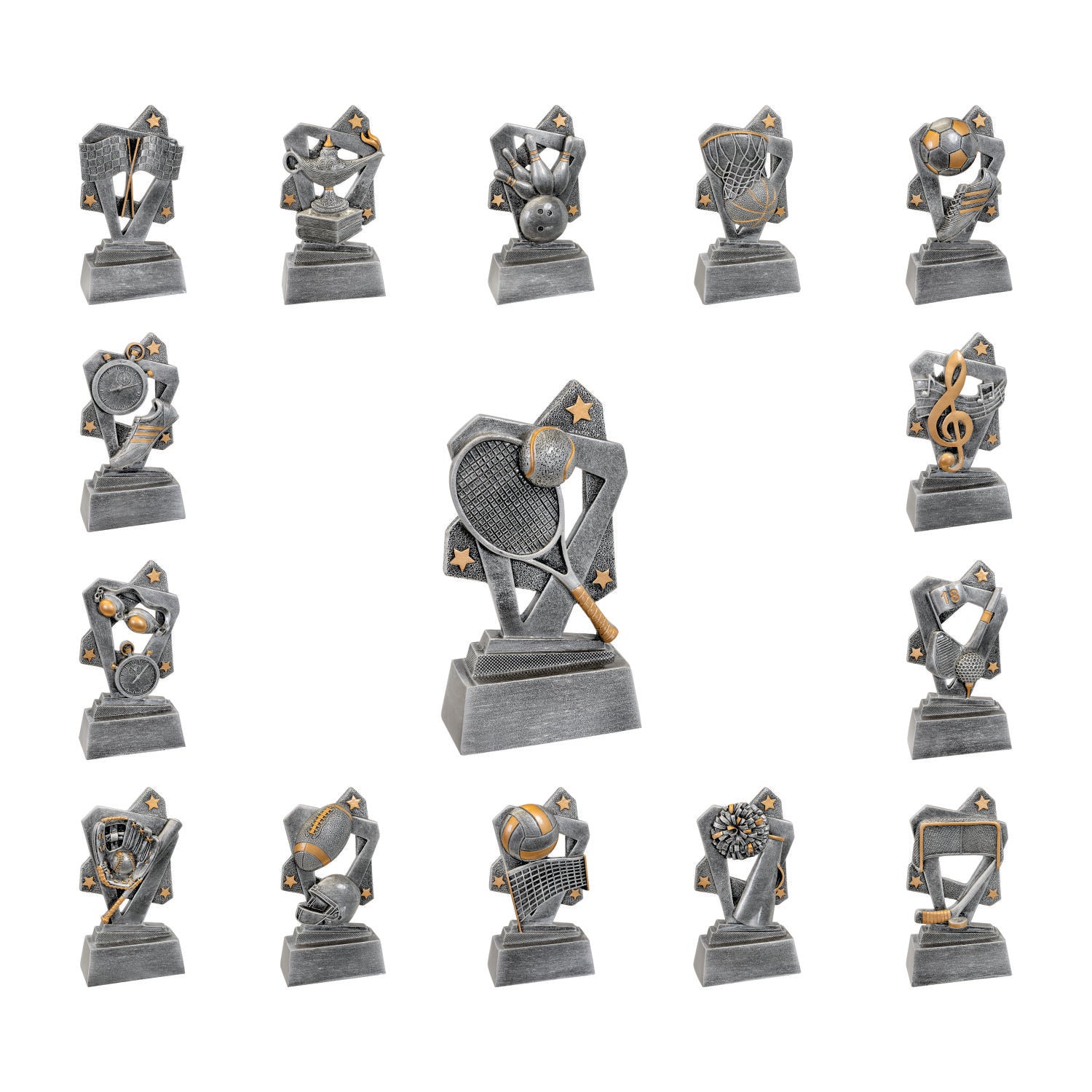 Triumph Resin Awards with Custom Engraving - Laser Traditions Engraving & Gift