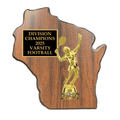 Custom Wisconsin Sports Recognition Plaque - Laser Traditions Engraving & Gift
