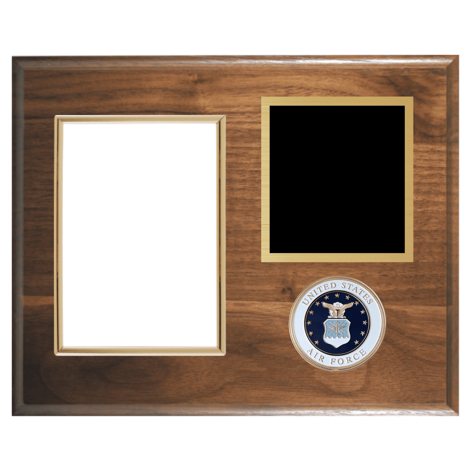 Custom Air Force Engraved Plaque – Personalized Military Award Gift - Laser Traditions Engraving & Gift