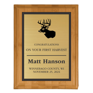 Custom Hunting Plaque - Laser Traditions Engraving & Gift