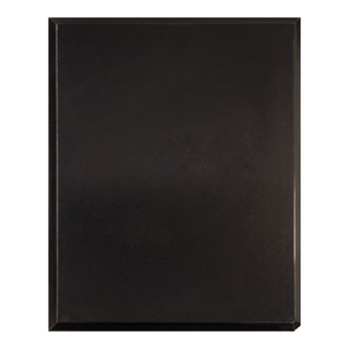 black finish plaque