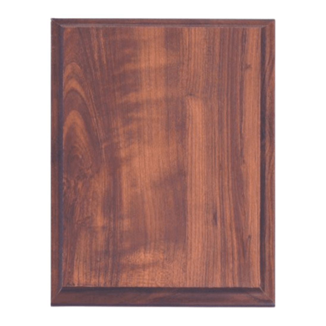 cherry finish plaque