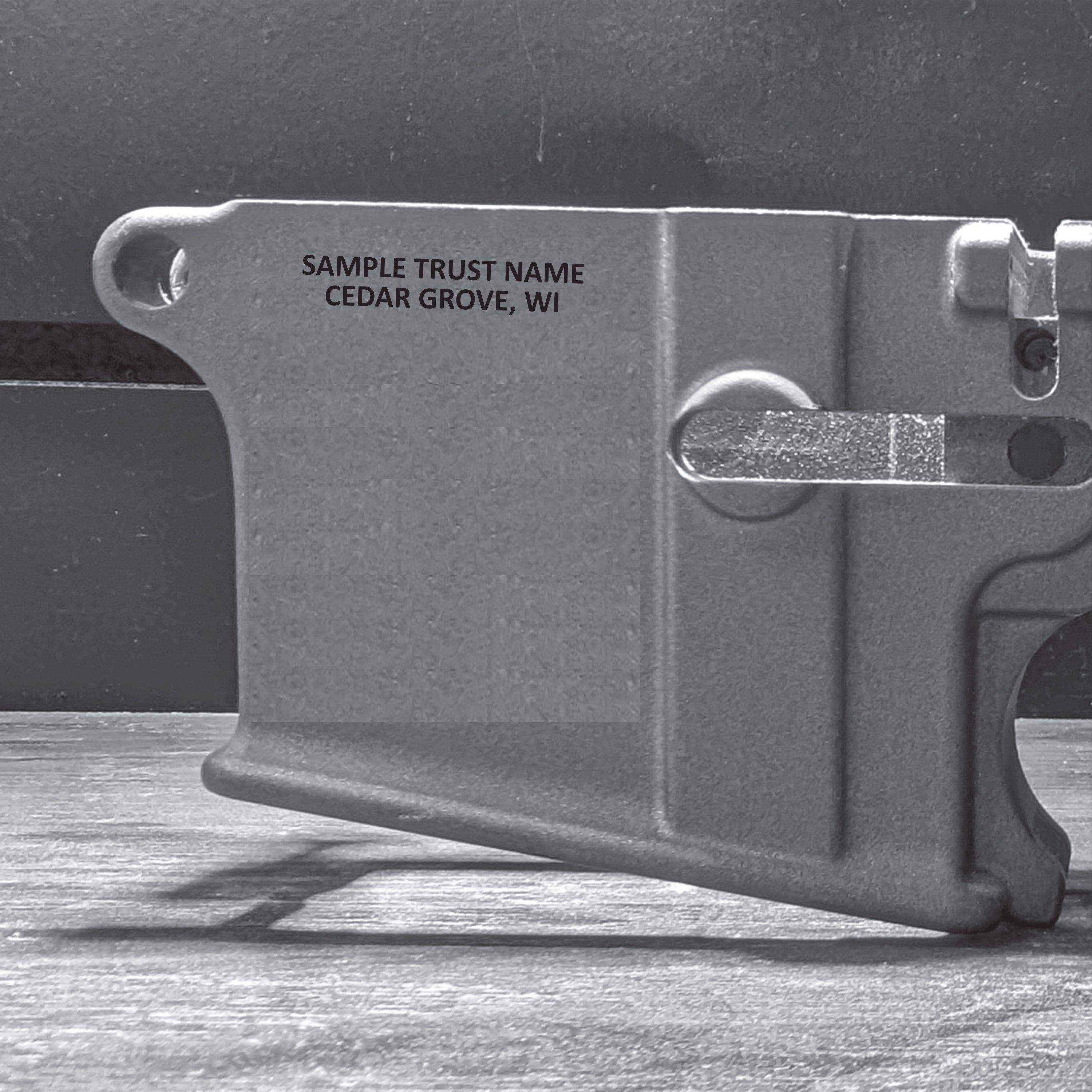 Laser engraving guns and firearms in wisconsin. NFA SBR Engraving Specialist 