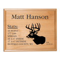 Custom Solid Wood Hunting Plaque - Laser Traditions Engraving & Gift