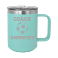 Custom Polar Camel 15oz Stainless Steel Coffee Cup - Laser Traditions Engraving & Gift