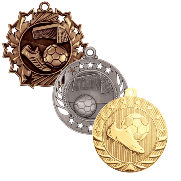 soccer medal collage
