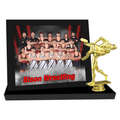 Custom Team Photo Sports Plaque with Figurine Topper - Laser Traditions Engraving & Gift