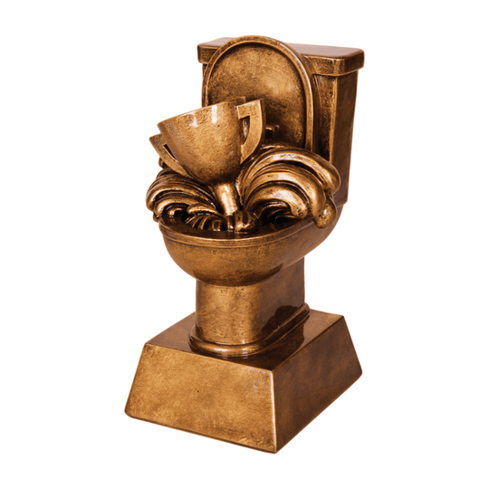 Thrown of Shame Resin Trophy - Laser Traditions Engraving & Gift