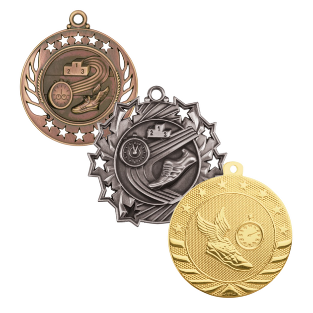 track medal collage