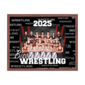 Custom Wrestling Team Photo Plaque - Laser Traditions Engraving & Gift